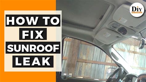 Roof LEAK!! sunroof drain tube problems